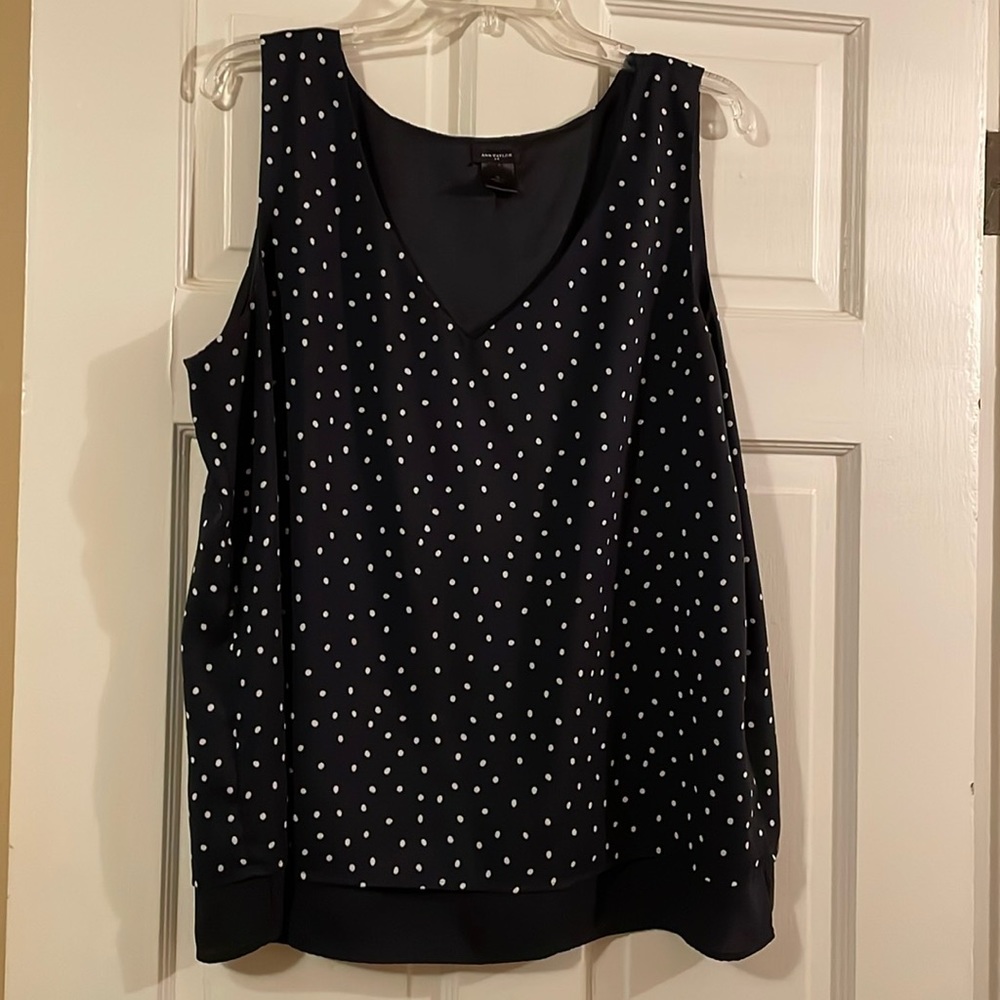 Ann Taylor polka dot top